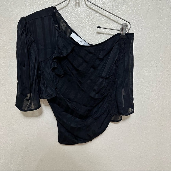 IRO Polk Top one shoulder ruffle size 36 - Picture 8 of 13